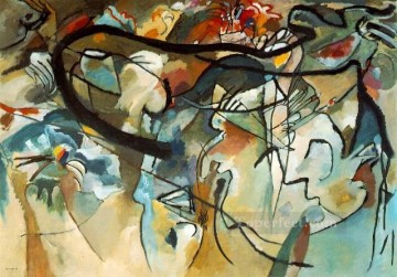 ワシリー・カンディンスキー Painting - コンポジション V 表現主義の抽象芸術 ワシリー カンディンスキー